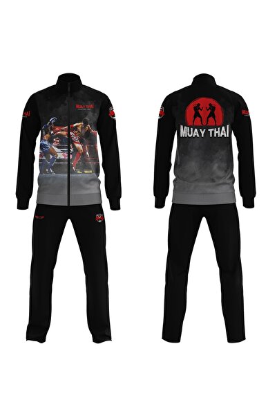 OEM Muay Thai G010S men's training Top Bottom Set , multicolor