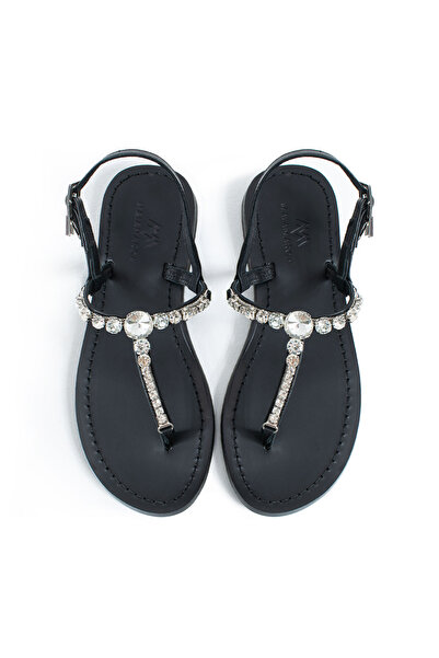 MaiaMarca Maia Nova Stone Sandals - Black