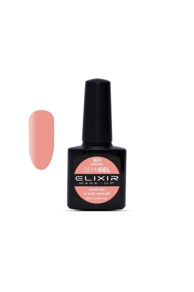 Elixir SEMI GEL (ΗΜΙΜΟΝΙΜΟ ΒΕΡΝΙΚΙ) - 921 (MOUSSE) 8ML