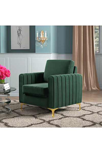 homejoyz كرسي بذراعين قماش مخمل – فيلفيتو – 75×85×88 سم
