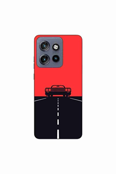 OEM Husa compatibila cu Motorola Edge 50 Neo Silicon Gel Tpu Model Red Sky Mu...