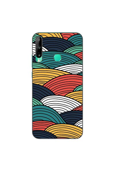 OEM Husa compatibila cu Huawei P40 Lite E Silicon Gel Tpu Model Abstract Stri...