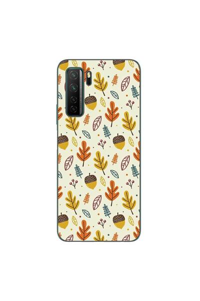 OEM Husa compatibila cu Huawei P40 Lite 5G Silicon Gel Tpu Model Autumn Pattern