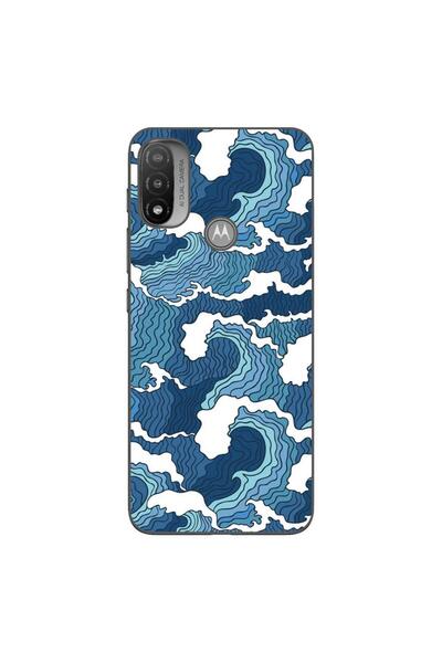 OEM Husa compatibila cu Motorola Moto E20 Silicon Gel Tpu Model Crazy Waves