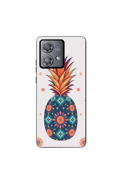 OEM Husa compatibila cu Motorola Edge 40 Neo Silicon Gel Tpu Model Floral Pin...