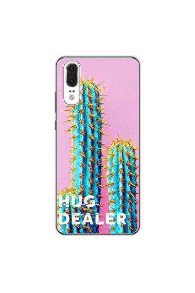 OEM Case compatible with Huawei P20 Silicone Gel Tpu Pattern Message Hug Dealer