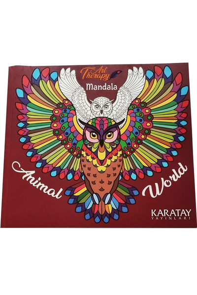 Karatay Yayınları Yeni Mandala Serisi / Animal World + 1 Adet Sky Glory Silgi...