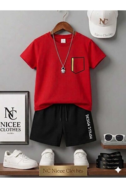 NC Nicee Clothes ΚΑΛΟΚΑΙΡΙΝΟ ΠΑΙΔΙΚΟ ΜΠΛΟΥΖΑΚΙ ΚΑΙ ΣΟΡΤΣ UNISEX (ΜΕ ΣΤΑΜΠΑ ΤΣ...