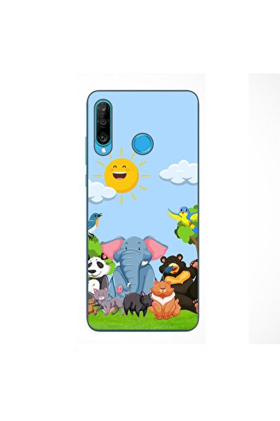 OEM Husa compatibila cu Huawei P30 Lite Silicon Gel Tpu Model Prietenii Junglei