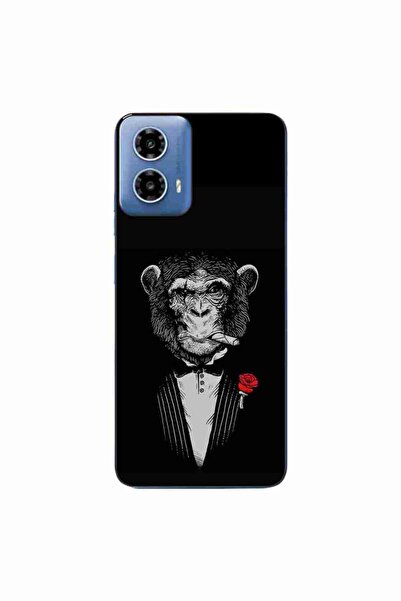 OEM Husa compatibila cu Motorola Moto G34 Silicon Gel Tpu Model Cigar Monkey