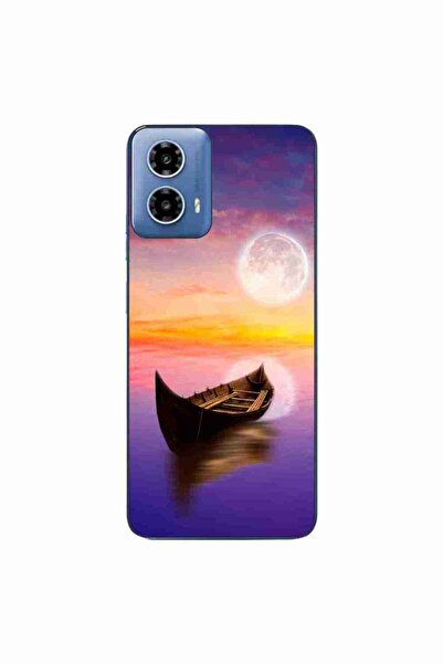 OEM Калъф, съвместим с Motorola Moto G34, силиконов гел TPU модел  "Лунна спо...