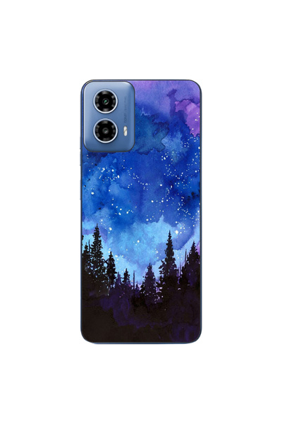 OEM Husa compatibila cu Motorola Moto G34 Silicon Gel Tpu Model Night Forest