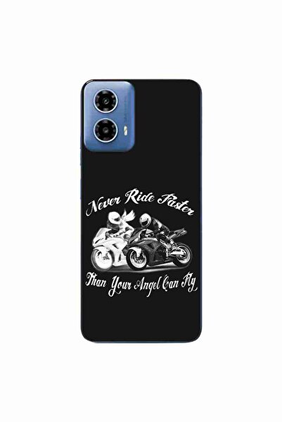 OEM Калъф, съвместим с Motorola Moto G34, силиконов гел TPU, с десен  "Никога...
