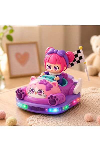 BUMPER Masina cars fetita, cu lumini si sunet