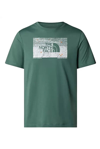 THE NORTH FACE Ανδρικό Foundation Abstract Graphic T-shirt Πράσινο NF0A8BQV-HCH1