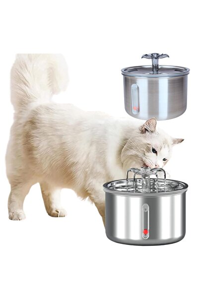Mardil Fântână de apă pentru animale de companie, silențioasă, filtrată, de d...