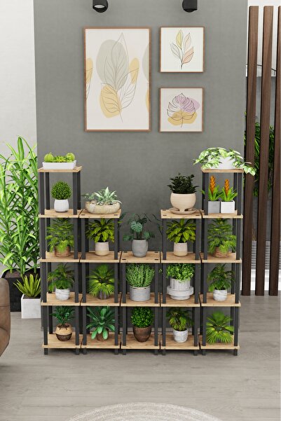 Remaks İsis Çok Katlı Basamak Saksılık Çiçeklik Standı | Dekoratif Modüler Bi...