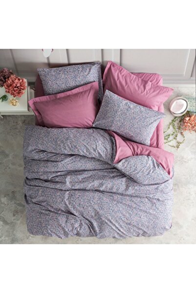 Cotton Box Lenjerie pat dublu bumbac 100% ranforce, Cotton Box, Penny Roz