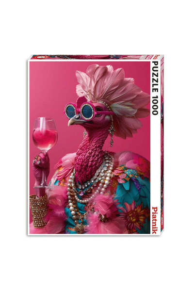 Piatnik Puzzle Piatnik, Pink Birdie, 1000 piese