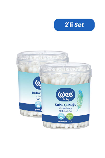 Wee Baby Emniyetli Kulak Temizleme Çubuğu Seti (60x2 120 Adet)