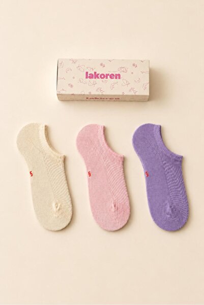 Lakoren 3-Piece Bamboo Baby & Kids Ballerina Socks / Seamless
