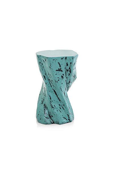 Midas Furniture FIBER GLASS AND FIBER CONCRETE SIDE TABLE 38X38X60 CM GREEN