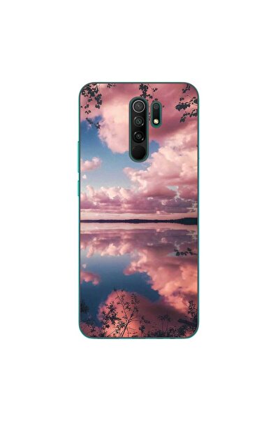 OEM Husa compatibila cu Xiaomi Redmi 9 Silicon Gel Tpu Model Pink Clouds