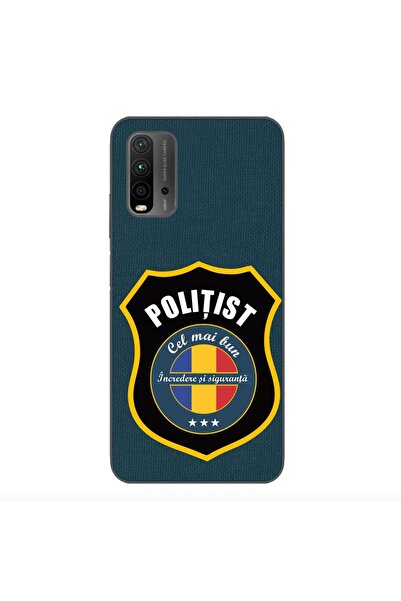 OEM Θήκη συμβατή με Xiaomi Redmi 9T Σιλικόνης Gel TPU με σχέδιο Αστυνομικού
