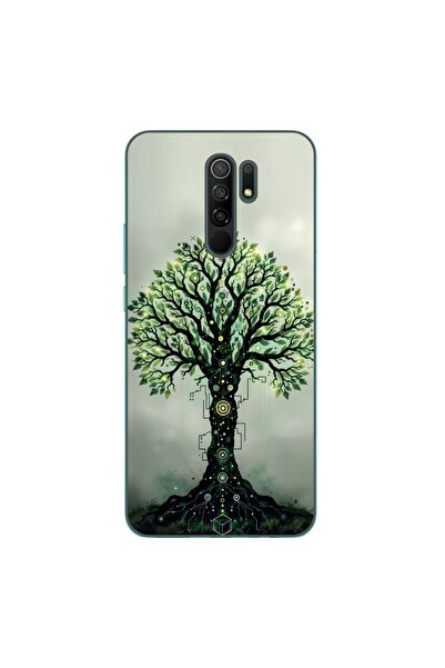 OEM Husa compatibila cu Xiaomi Redmi 9 Silicon Gel Tpu Model Mystical Tree