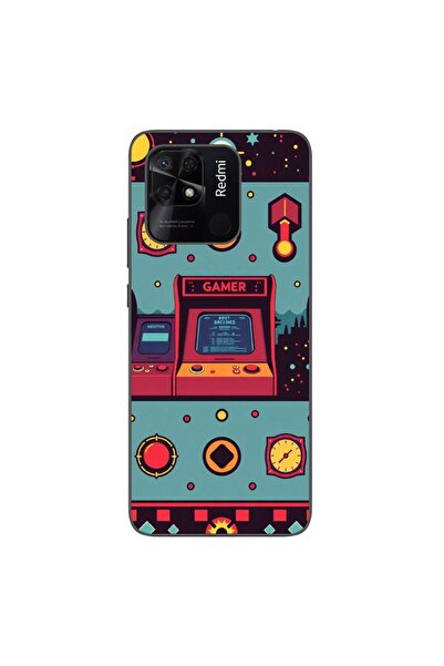 OEM Husa compatibila cu Xiaomi Redmi 10C Silicon Gel Tpu Model Gamer Arcade Room