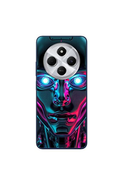 OEM Case compatible with Xiaomi Redmi 14C Silicon Gel Tpu Model Chrome Humanoid
