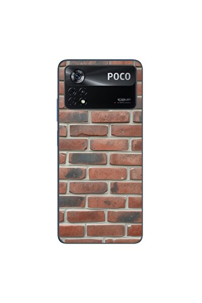 OEM Husa compatibila cu Xiaomi Poco X4 Pro Silicon Gel Tpu Model Brick Wall