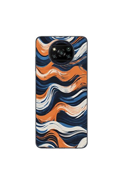 OEM Husa compatibila cu Xiaomi Poco X3 Pro Silicon Gel Tpu Model Abstract Cra...