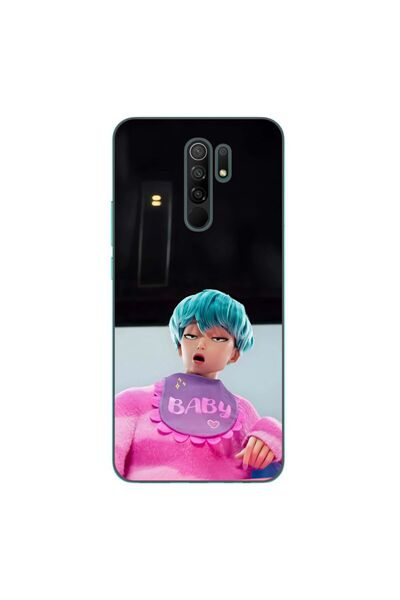 OEM Θήκη συμβατή με Xiaomi Redmi 9, από σιλικόνη gel TPU, με σχέδιο KPop Demo...
