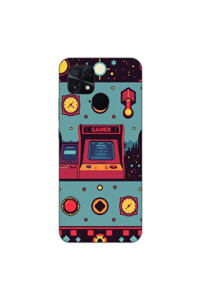 OEM Case compatible with Xiaomi Poco C40 Silicone Gel Tpu Pattern Gamer Arcad...