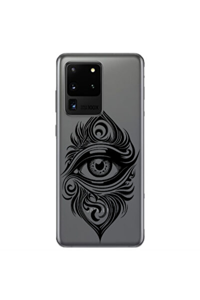 Other Samsung S20 Ultra Eye patterned drawing Transparent Silicone TPU Θήκη