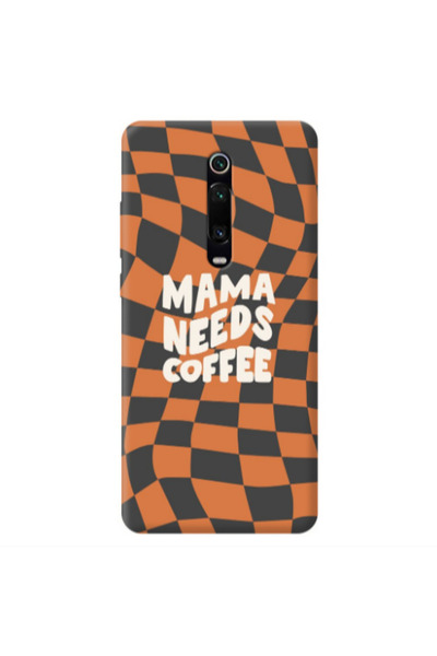 Other Xiaomi Mi 9T Mama needs coffee Transparent Silicone TPU Θήκη