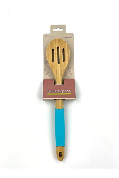 HOMEPRO Home Pro Bamboo Slotted Cooking Spoon Assorted Color, 5296