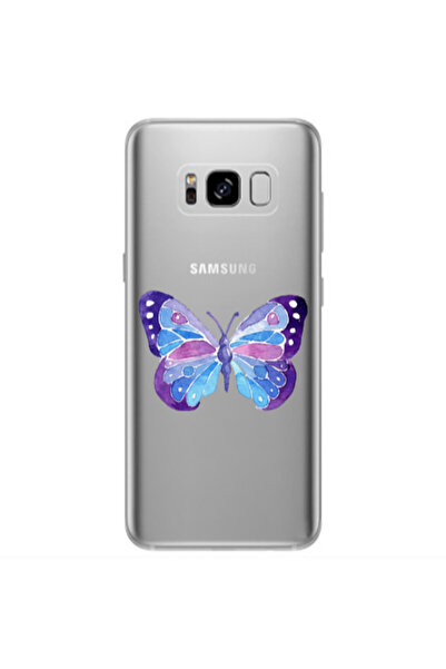 Other Samsung S8 Plus Big Butterfly Transparent Silicone TPU Θήκη