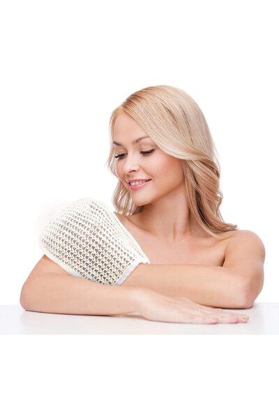 HOMEPRO Fabric Body Scrubber & Exfoliating Loofah – Hygienic Bath Shower Spon...