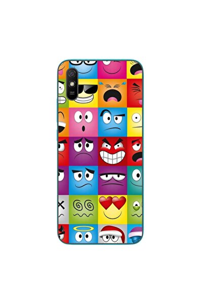 OEM Husa compatibila cu Xiaomi Redmi 9A Silicon Gel Tpu Model Funny Faces