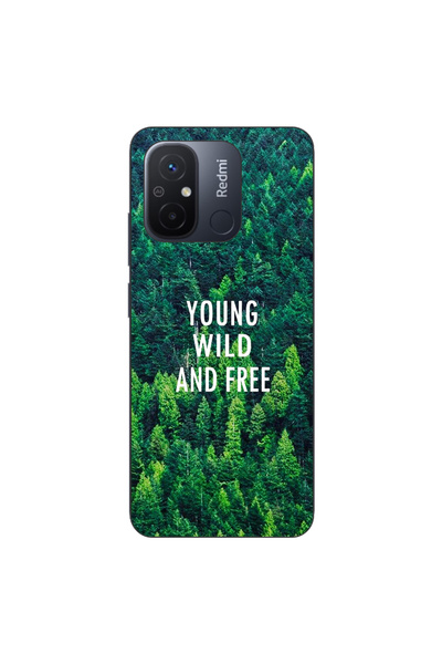 OEM Case compatible with Xiaomi Redmi 12C Silicon Gel Tpu Model Wild and Free