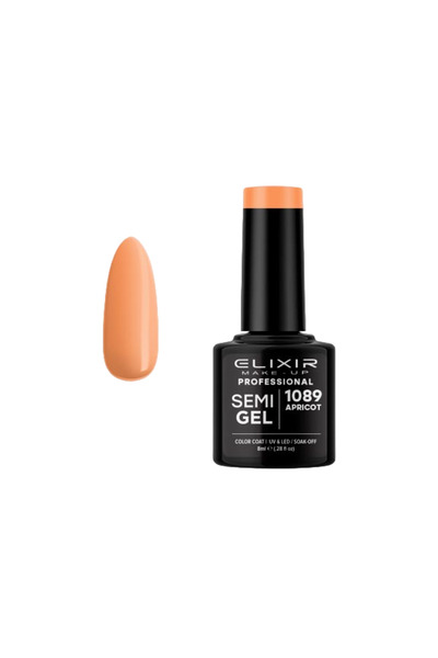 Elixir SEMI GEL (ΗΜΙΜΟΝΙΜΟ ΒΕΡΝΙΚΙ) - 1089 (APRICOT) 8ML