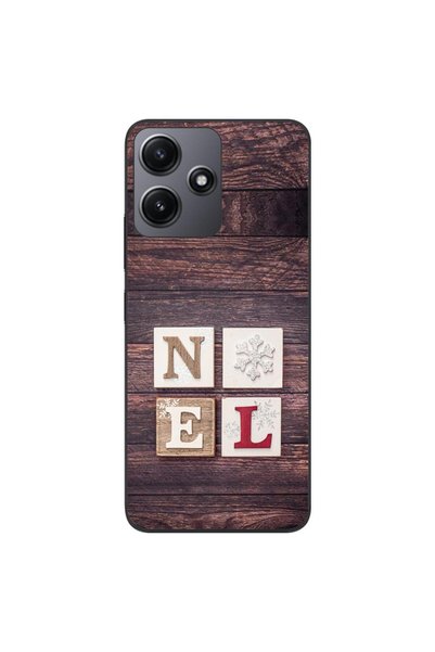 OEM Калъф, съвместим с Xiaomi Redmi 12 5G, силиконов гел TPU, с коледен дърве...