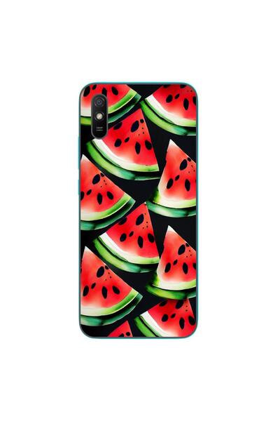 OEM Husa compatibila cu Xiaomi Redmi 9A Silicon Gel Tpu Model Watermelon Slices