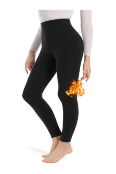 Other Thermal Leggings for Women Fleece Lined Winter Leggings – Black XL-XXL