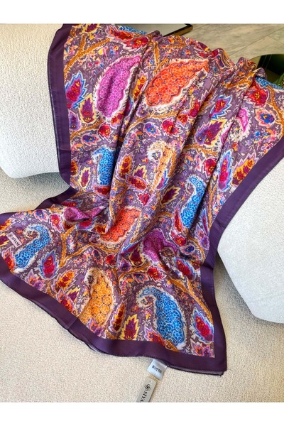 Modario Si̇yane Cotton Shawl Pattern 3 - 1