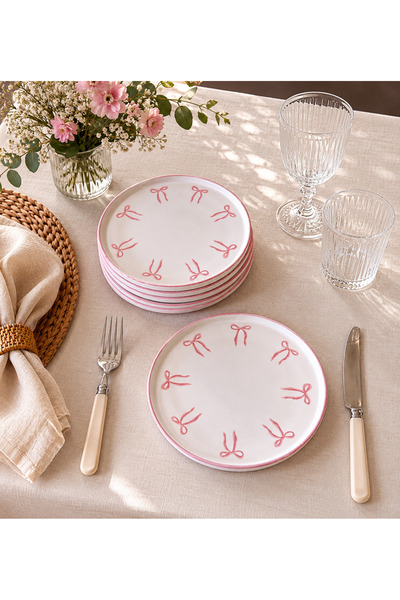 Yasvera Ceramics 6’lı pasta tabağı