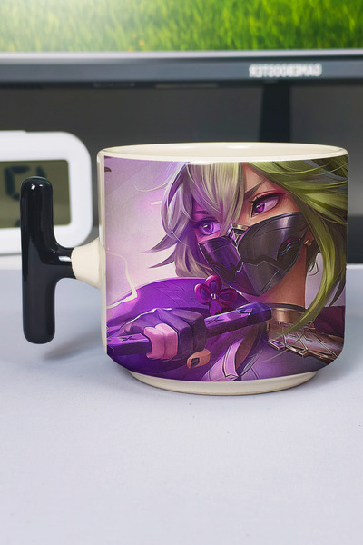ZipZap Kuki Shinobu Genshin Impact Printed Ceramic Luxury Mug (1 Piece) T-Sha...