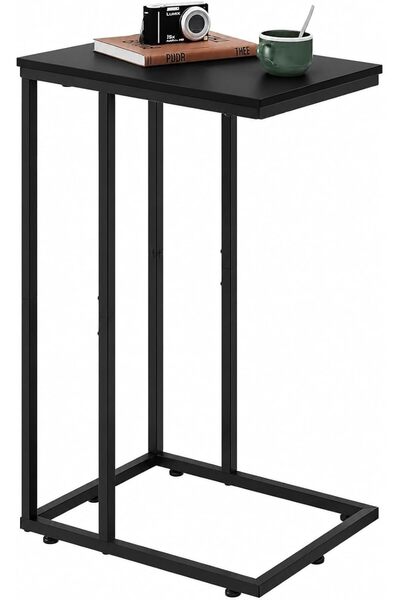 TOSHIONICS Coffee Table طاولة وسط: End Table for Sofa & Bed with Steel Frame ...